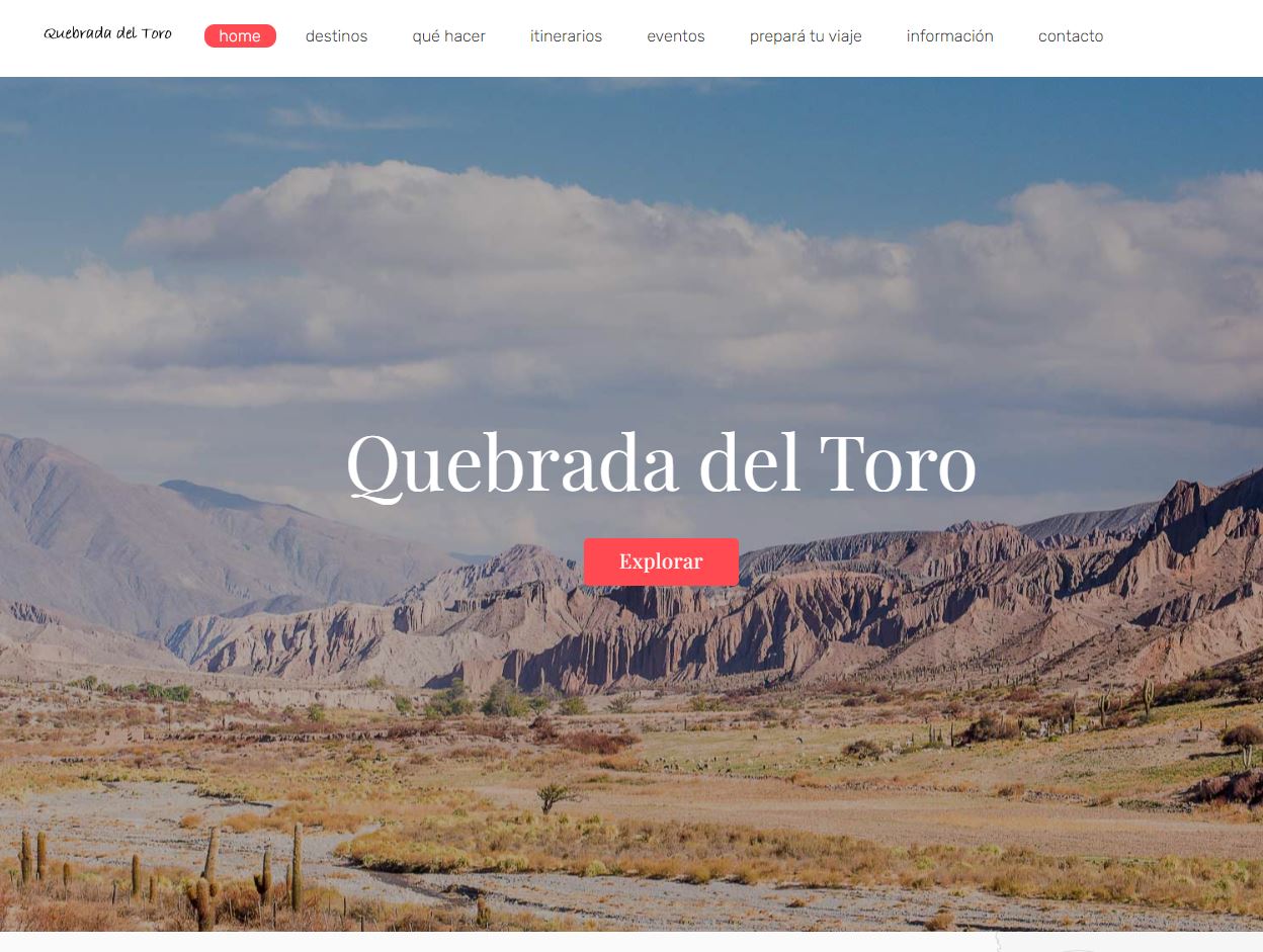 El Topo Ramos presentó la nueva página web de la Quebrada del Toro. (AUDIO)