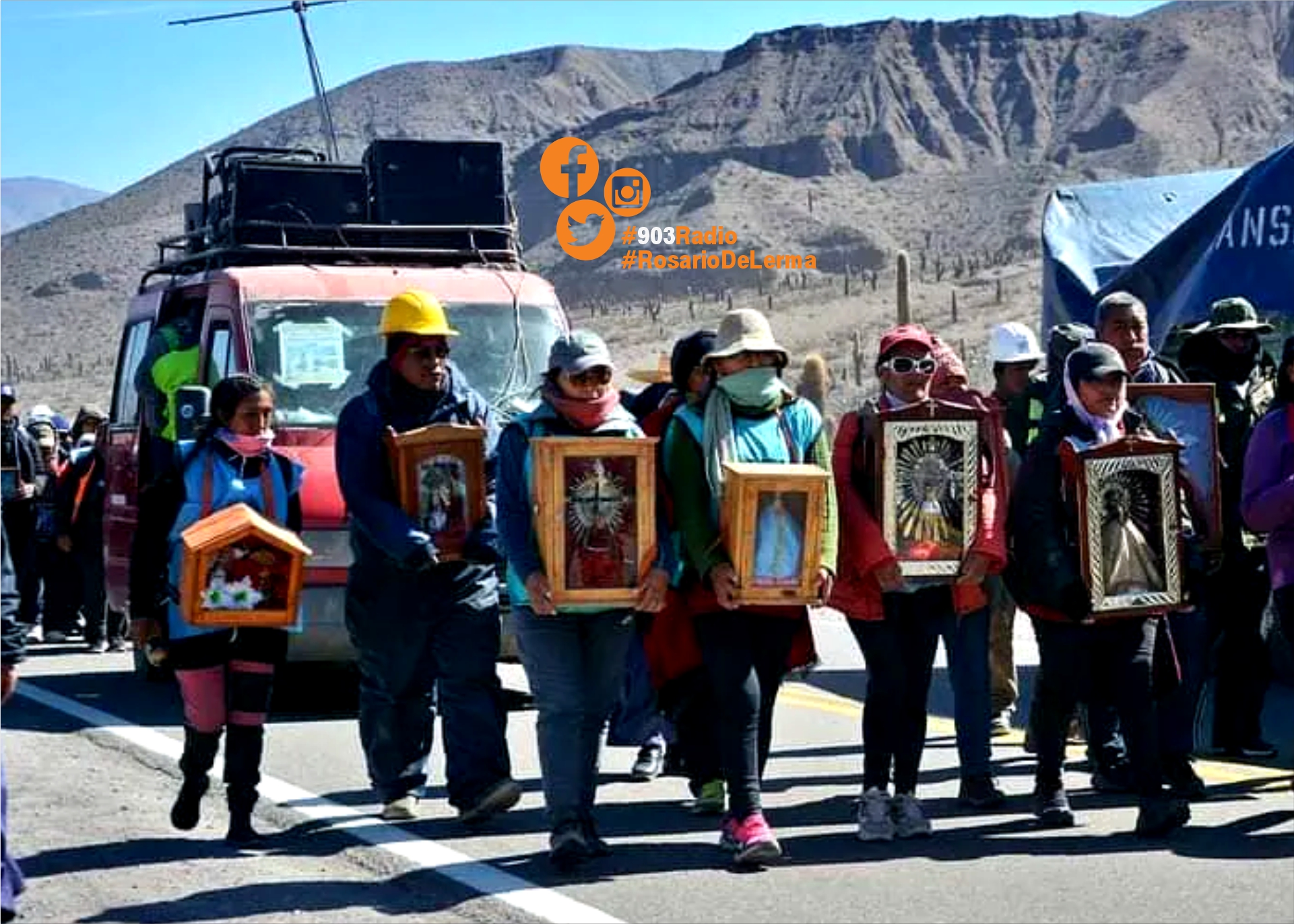 Campaña Solidaria en Campo Quijano para los peregrinos de la Puna. Se reciben Donaciones.