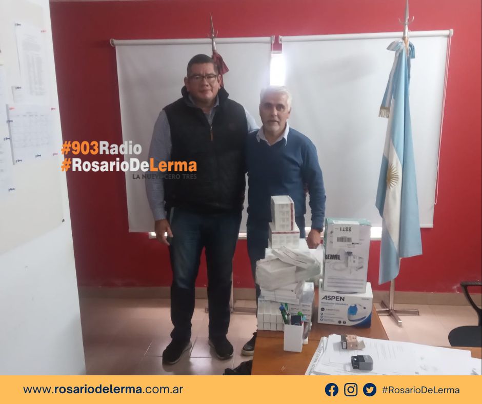 Dos Nebulizadores y medicamentos. Importante Donación al Hospital de Campo Quijano.