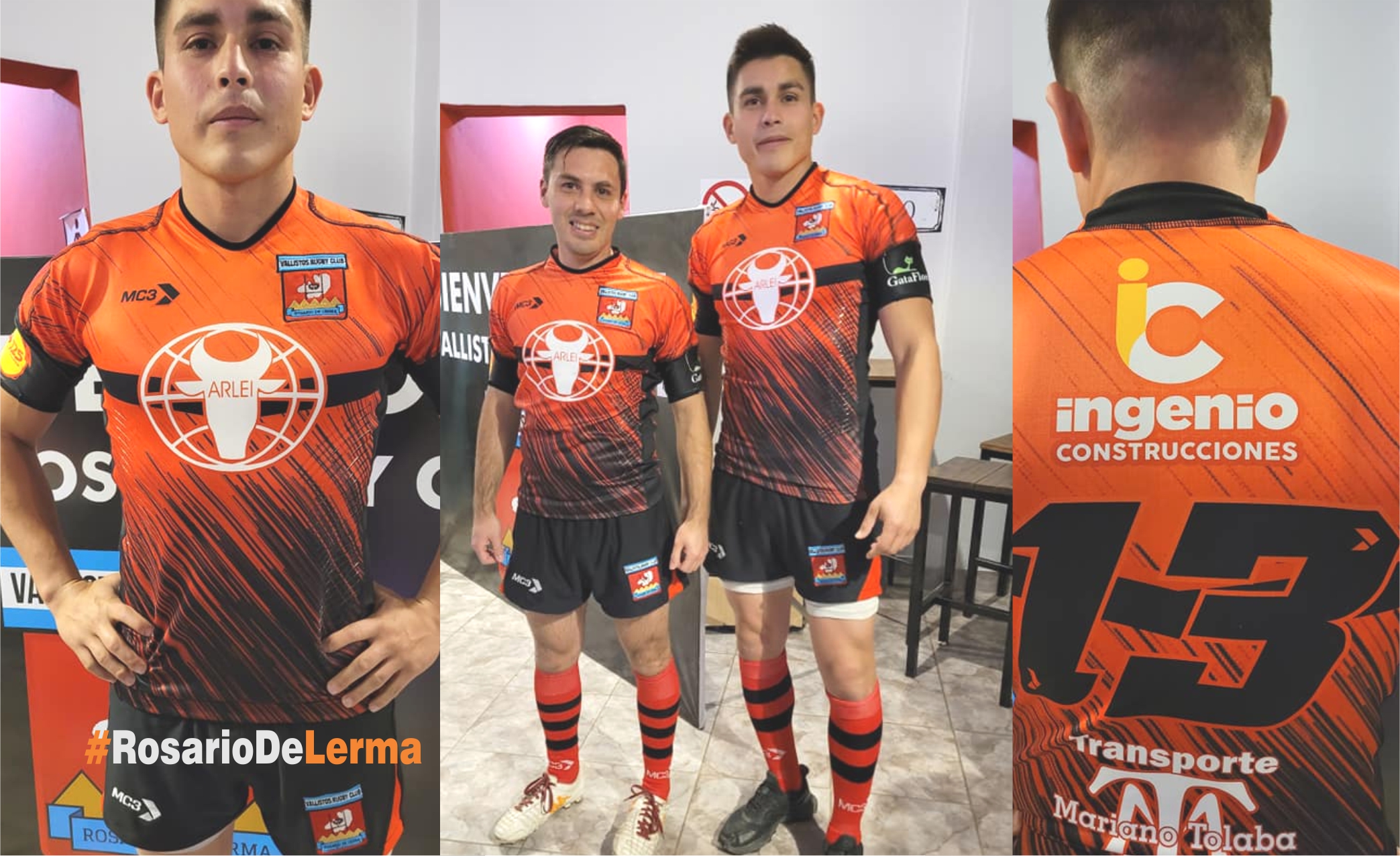 Vallistos Rugby Club presento su nueva indumentaria deportiva.