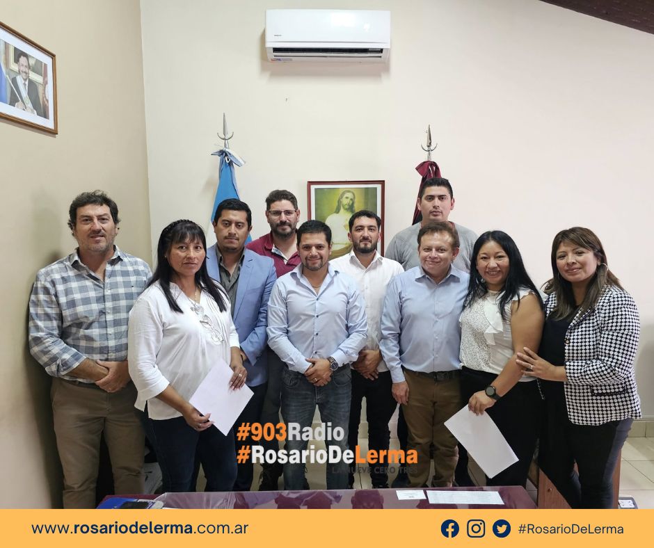 Renovado gabinete municipal en Campo Quijano. Nuevos secretarios y directores de Lino Yonar