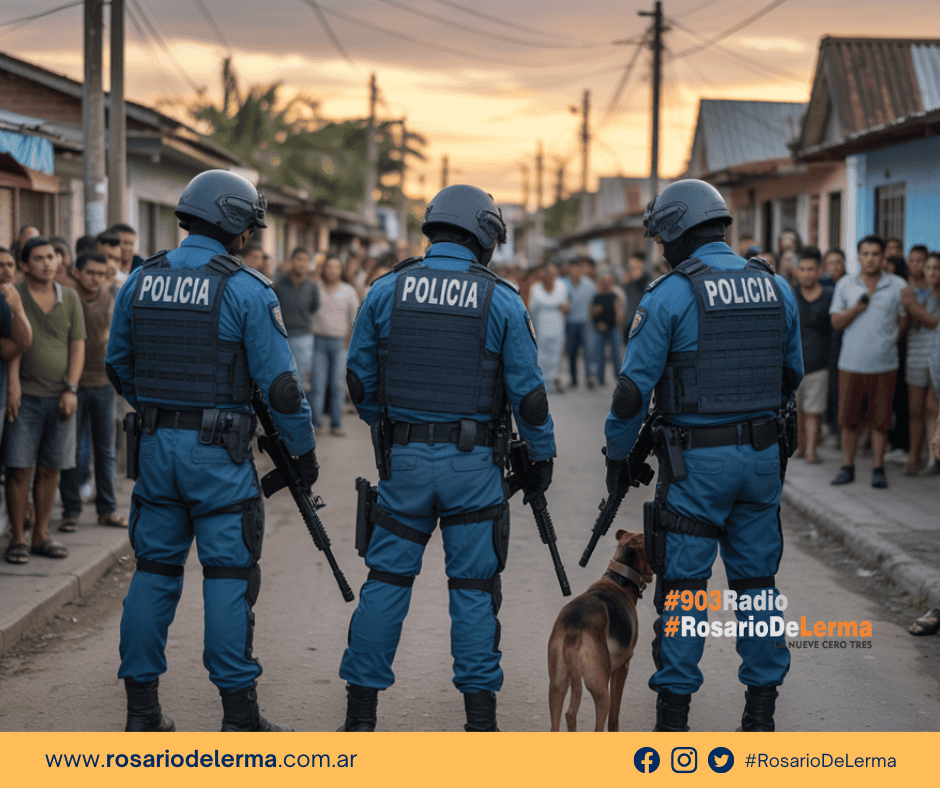 policia barrio san jorge rosario de lerma